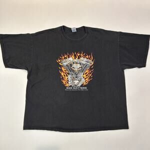 J&P Cycles Shirt Mens Size 3XL Black Biker Size Matters Motorcycle Tee